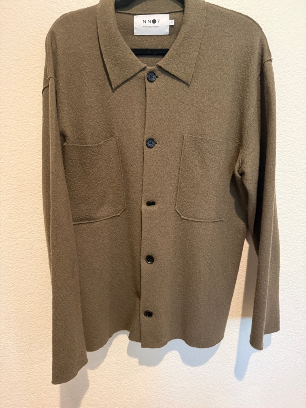 NN07 Men’s Olive Shirt Jacket – Lightweight Overshirt